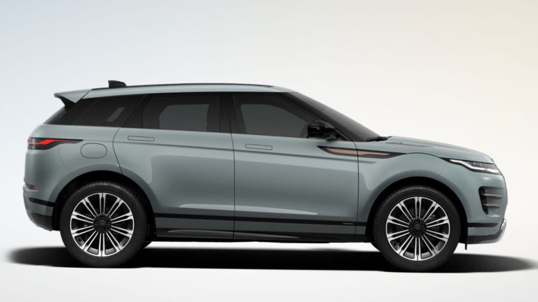 Tùy chọn màu sơn ngoại thất xám Arroios Grey xe Range Rover Evoque 2026