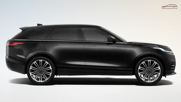 Tùy chọn màu sơn ngoại thất đen Santorini Black xe Range Rover Velar 2026