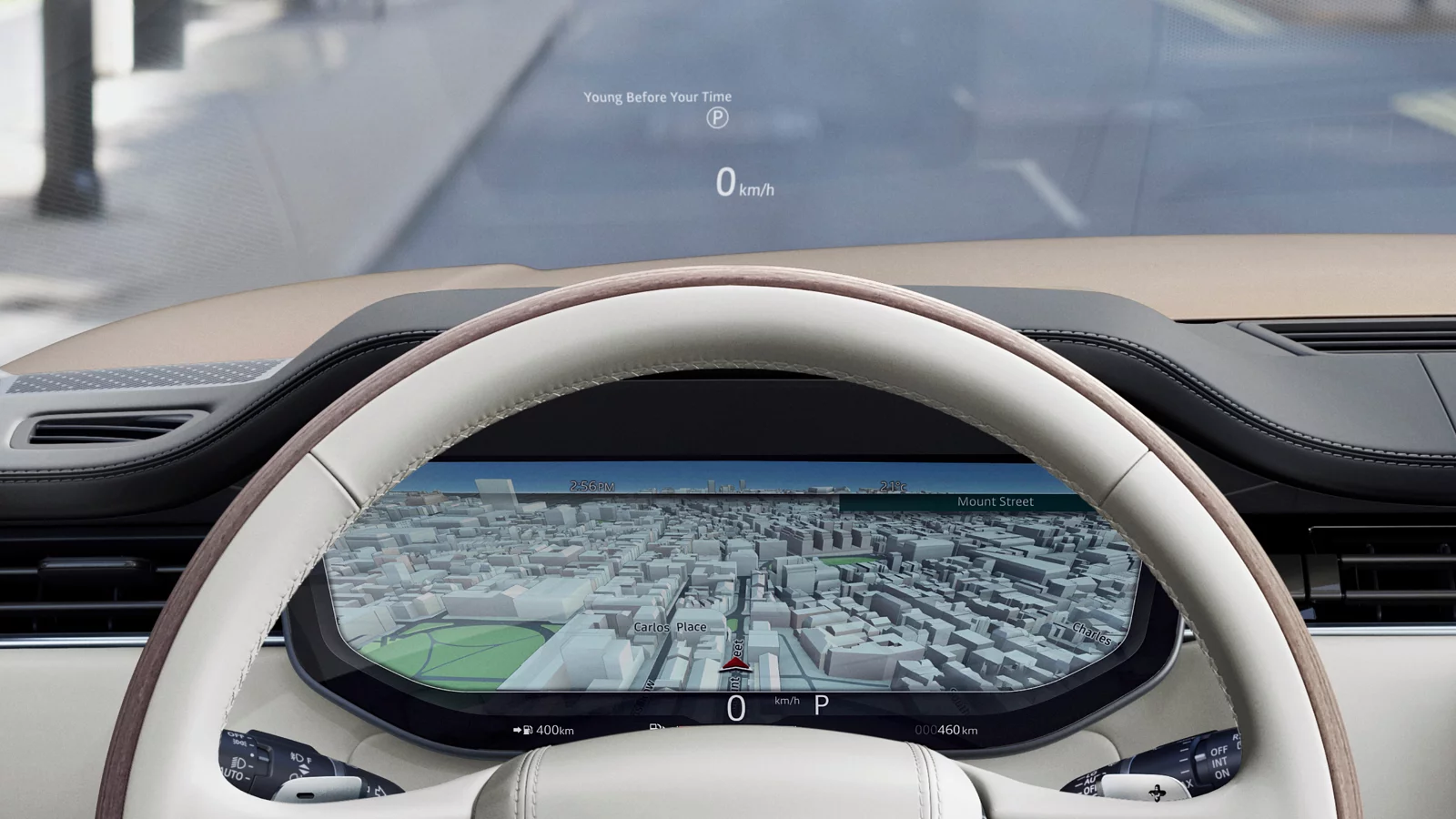 Bảng đồng hồ kỹ thuật số Interactive Driver Display 13.7 inch độ phân giải cao