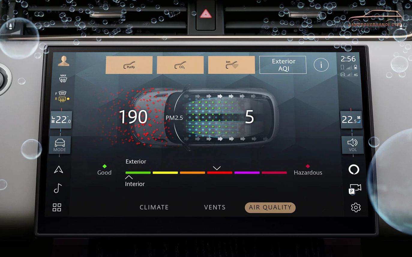 Màn hình Pivi Pro Range Rover Evoque 2026