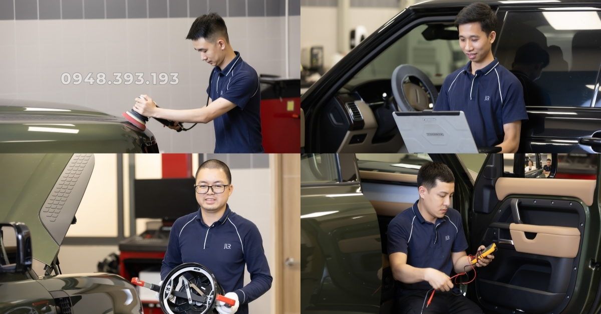Xưởng dịch vụ và bảo dưỡng xe Land Rover đạt tiêu chuẩn JLR toàn cầu