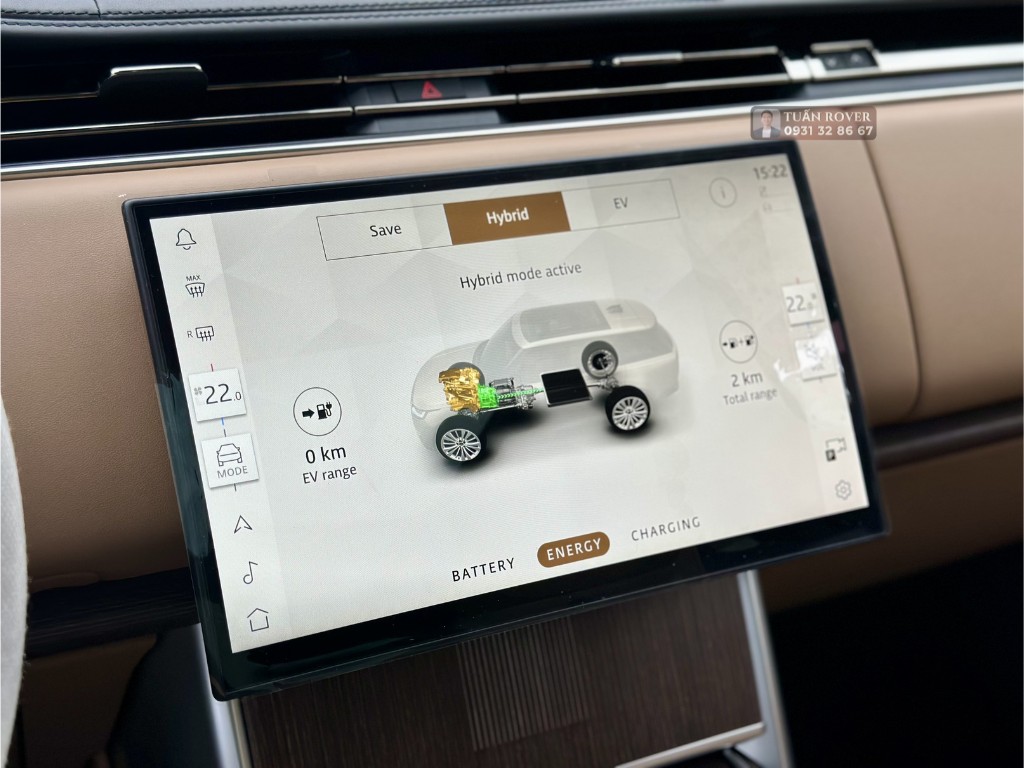 Hệ truyền động PHEV Range Rover trải nghiệm êm ái tuyệt đối